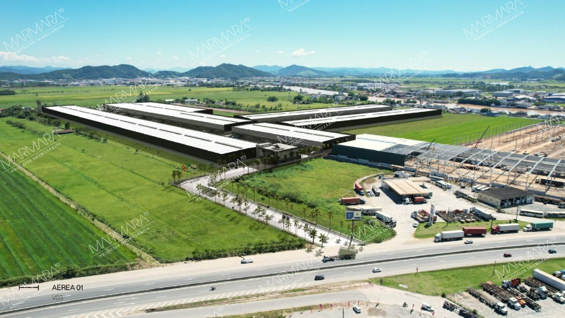 Condomínio Logístico AAA Navegantes/SC - AAA Navegantes - estrutura AAA