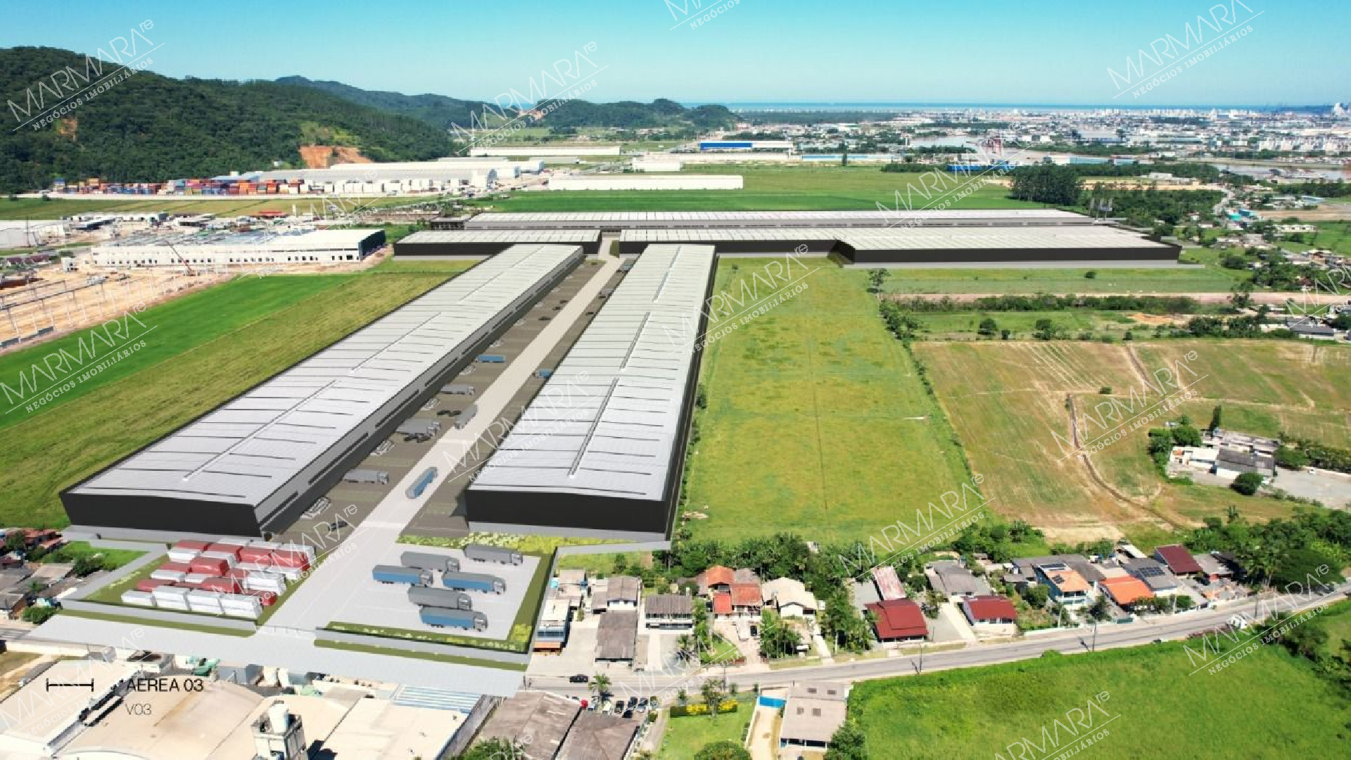 Condomínio Logístico AAA Navegantes/SC - AAA Navegantes - patio de apoio